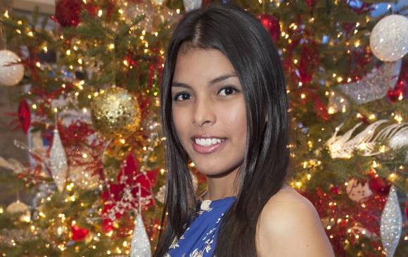 Daniela Posso Hoyos, ganadora en 2014 de las Olimpiadas del Conocimiento en Antioquia. FOTO CASA GRANDE INTERACTIVE