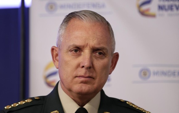 El general Alberto José Mejía, comandante de las Fuerzas Militares, aseguró que el Eln no es una amenaza para la estabilidad del país. FOTO: Colprensa