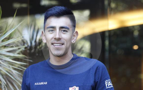 Juan Sebastián Molano fue tercero en la segunda etapa del Tour Colombia. FOTO MANUEL SALDARRIAGA