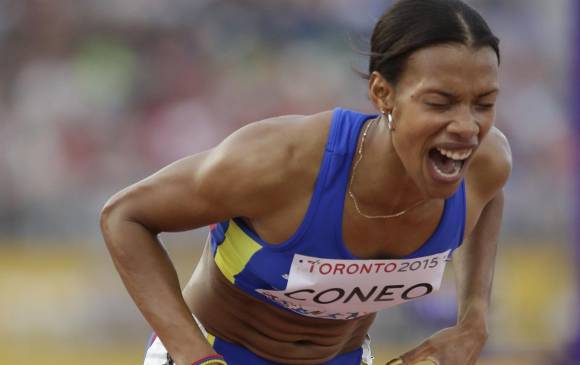 Muriel Coneo le dio a Colombia la última medalla de oro en Toronto-2015. Un cierre espectacular ante Canadá. FOTO AP