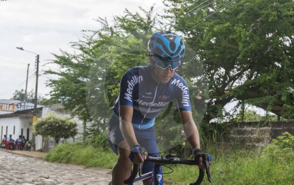 Jhojan García, uno de los ciclistas que debió buscar una nueva formación para seguir en el ciclismo. FOTO Edwin Bustamante