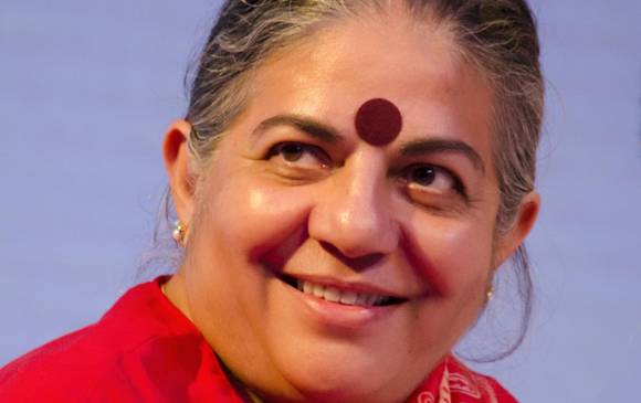 Vandhana Shiva estará en Medellín entre el 6 y el 7 de mayo, en el Congreso de la Colegiatura. FOTO cortesía