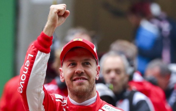 El piloto alemán superó en las calificaciones a los finlandeses Kimi Räikkönen (Ferrari) y Valtteri Bottas (Mercedes). FOTO EFE