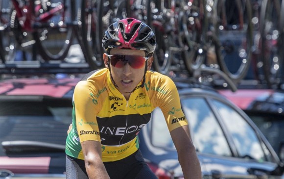 Egan Bernal solo lleva tres años en el ciclismo de Europa y ya suma ocho títulos. Espera brillar en el Tour de Francia. FOTO EFE 