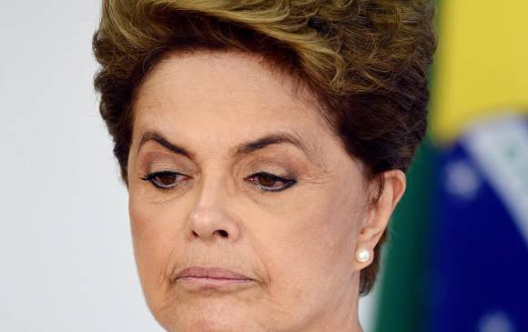 La que fuera presidenta desde 2011 está suspendida desde que la Cámara aprobara el informe y lo enviara al Senado. FOTO afp