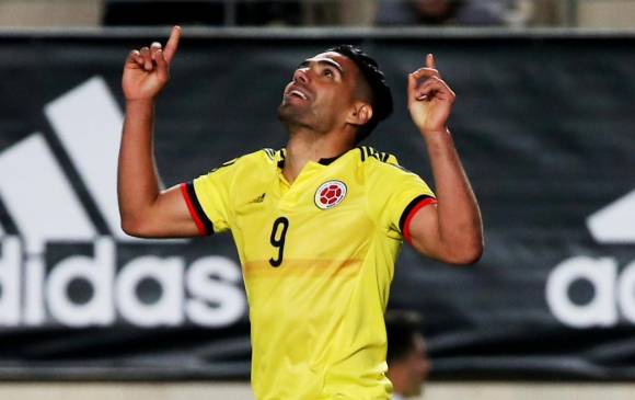 El delantero colombiano Radamel Falcao García se prepara para su primer Mundial. FOTO REUTERS
