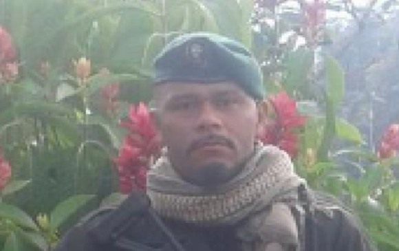 Alias “Ramiro” estaría en el campamento bombardeado por el Ejército este domingo 22 de noviembre. FOTO: Cortesía