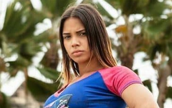 María Fernanda Aguilar participó en Desafío Súper Humanos en 2018. FOTO Cortesía Canal Caracol