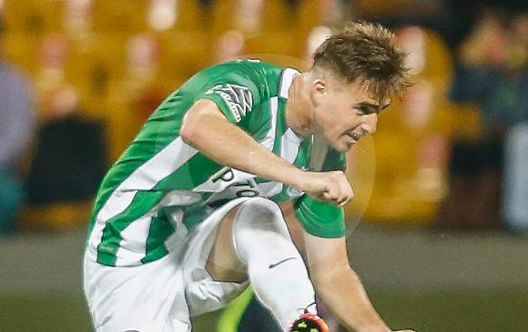 El atacante argentino Ezequiel Rescaldani, con dos goles, es el artillero verde en la actual Liga Águila-2. FOTO Róbinson Sáenz