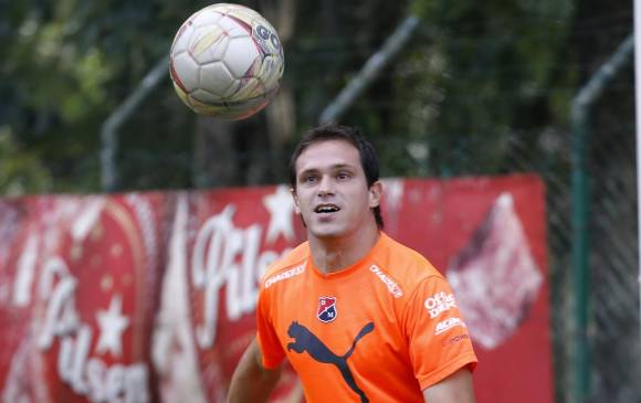 Hernán Hechalar, con 12 goles, es el máximo artillero del DIM en la temporada 2015, sumando Copa y Liga. FOTO Juan A. Sánchez