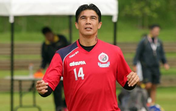Su última polémica fue gracias al gol que marcó con la mano y le dio el ascenso al Cúcuta. FOTO COLPRENSA