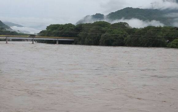 Así se ve el Cauca desde La Pintada. FOTO CORTESÍA