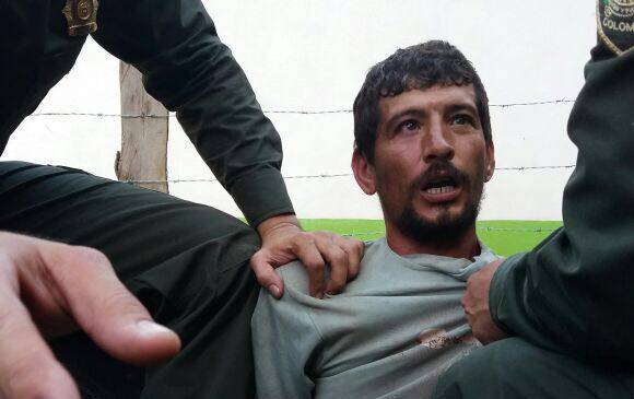 El individuo fue capturado por la Policía el miércoles en la vereda Río Arriba, del municipio de Andes. FOTO Cortesía