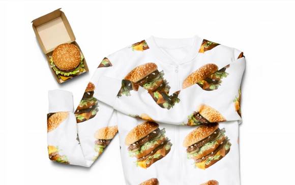 Esta es la pijama Big Mac. FOTO EFE