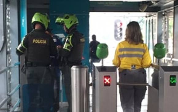 El sujeto fue capturado por la Policía. FOTO CORTESÍA
