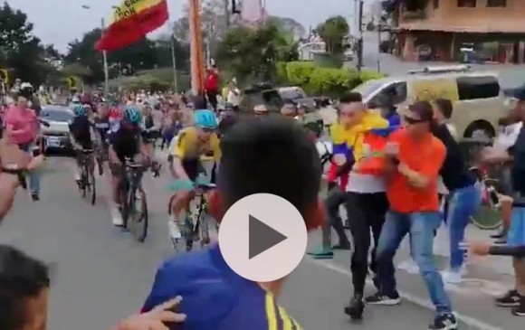Así fue la caída de Nairo Quintana en el Alto de Las Palmas
