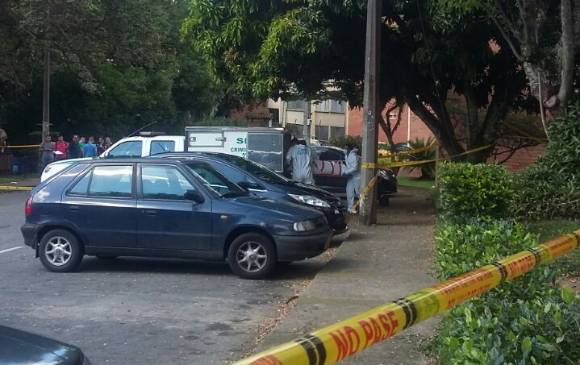 En este lugar del occidente de Medellín fue abandonado el cadáver desmembrado. FOTO CORTESÍA