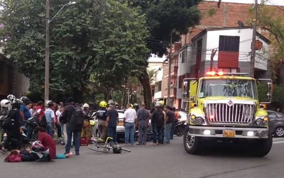 Dos heridos dejó choque de moto y carro en la Avenida Bolivariana
