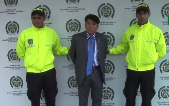 Jhon Alirio Rodríguez, exfuncionario del DAS, fue capturado en Bogotá. FOTO: CORTESÍA