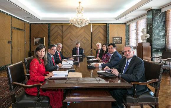 El Banco de la República, representado en su Junta Directiva, presentó los resultados de la balanza de pagos entre enero y marzo de este año. FOTO colprensa / Banco de la república