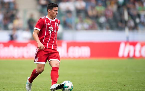 James Rodríguez es el gran atractivo de los jugadores colombianos en el exterior. FOTO CORTESÍA BAYERN MÚNICH