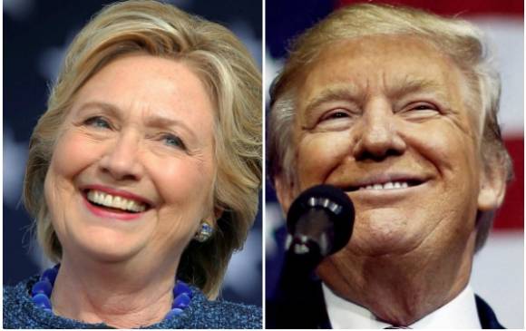 En Hillary Clinton y Donald Trump están puestas las miradas este martes. FOTOS 