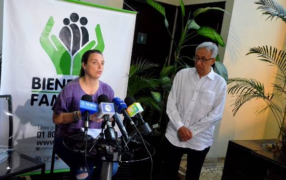 La directora del ICBF y el director de Medicina Legal confirmaron que la bebé murió por causas naturales. FOTO ICBF