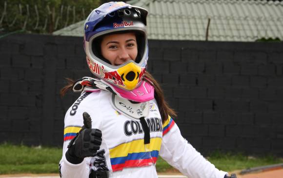 Mariana viene de ganar la contrarreloj en el mundial. FOTO archivo