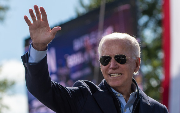 El candidato demócrata, Joe Biden, es el favorito en las encuestas para ganar la presidencia de Estados Unidos este 2020. FOTO EFE