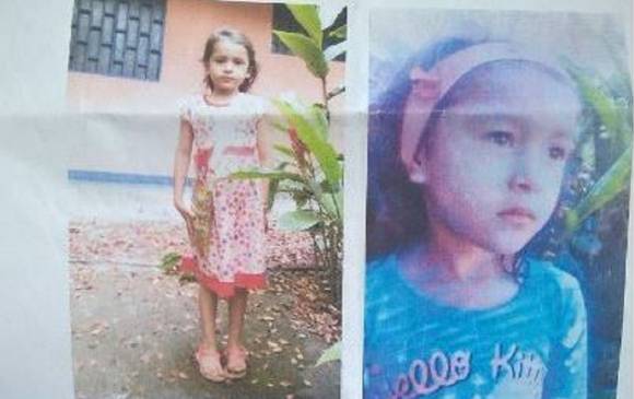 En una alcantarilla en la vía que conduce al municipio de Algeciras, departamento del Huila, fue hallada la niña de 5 años de edad Ruby Esperanza Barbosa.