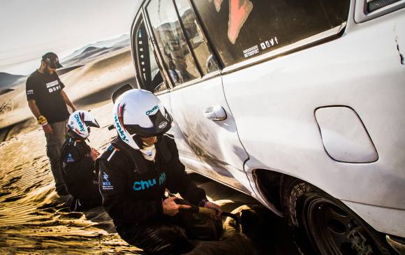 En las dunas incas prepararon el Dakar