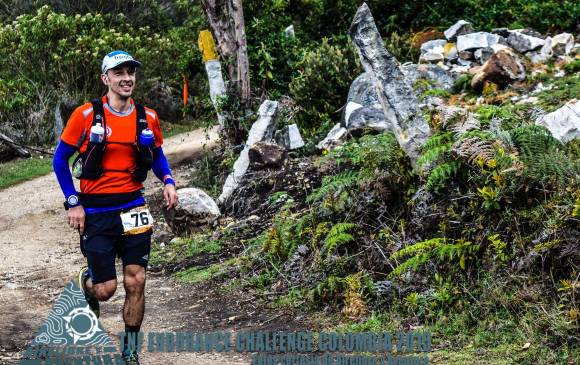 Julián obtuvo en junio el segundo lugar en la Chicamocha Run de 167 km y que duró 28 horas. FOTO CORTESÍA AIRELIBRE Y AVENTURA.