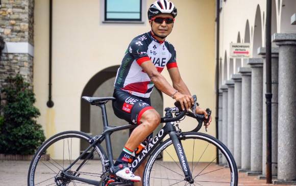 Luego de su lesión en abril, Darwin reapareció en el GP du canton d’Argovie y luego en Vuelta a Suiza. FOTO TWITTER DE aTAPUMA