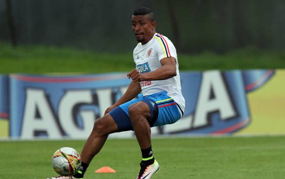 Farid Díaz jugó dos encuentros con la Selección Colombia en la Eliminatoria a Rusia-2018 y se ganó el puesto. FOTO colprensa