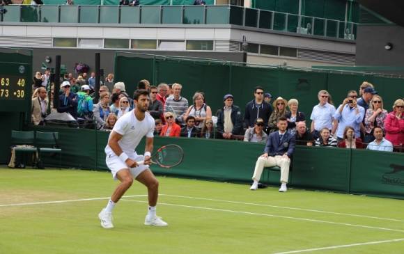 El tenista colombiano Robert Farah, alcanzó este viernes la final de dobles mixto de Wimbledon junto con la alemana Anna-Lena Groenefeld. FOTO Cortesía Deferación Colombiana de Tenis