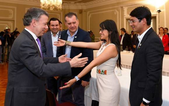 Gobernadores de todos los departamentos del país respaldan a Juan Manuel Santos en busca de la paz. COLPRENSA