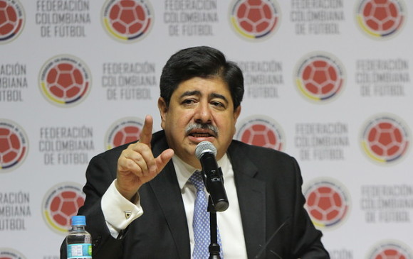 Luis Bedoya, expresidente de la Federación Colombiana de Fútbol. FOTO COLPRENSA