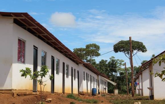 Espacio Territorial de Capacitación y Reincorporación de Gallo, en Tierralta - Córdoba. FOTO Cortesía Gobierno Nacional