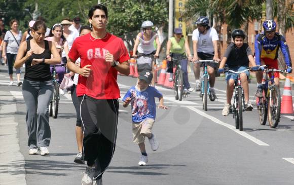 Las ciclovías serán suspendidas hasta nueva orden. FOTO Ciclovía El Poblado Robinson Sáenz