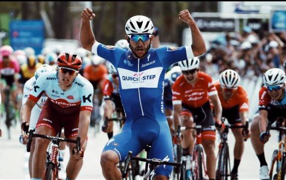 Sexto triunfo en la temporada de Fernando Gaviria. FOTO: TWITTER QUICK STEP