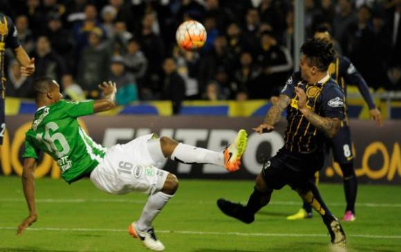 Atlético Nacional perdió su invicto en Copa contra Rosario Central el jueves pasado en Argentina. FOTO EFE