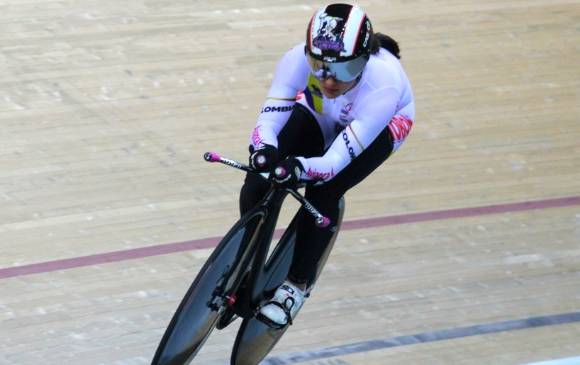 Juliana Gaviria ocupó el puesto 16 en la contrarreloj individual de los 500 metros. FOTO COLPRENSA