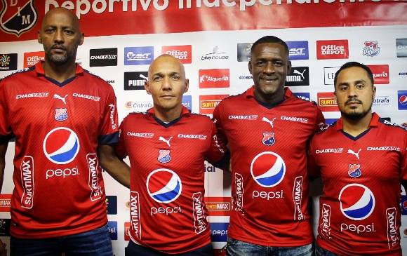 Nuevo cuerpo técnico del Medellín. FOTO CORTESÍA INDEPENDIENTE MEDELLÍN