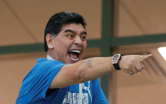 Maradona sufrió como pocos la goleada que le propinó Croacia a Argentina esta semana. FOTO: REUTERS