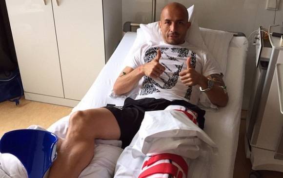 Muchas opiniones se han dado con respecto a la lesión que sufrió el volante colombiano Elkin Soto, durante el partido que su equipo, Mainz 05, perdió ante el Hamburgo, el pasado domingo. FOTO COLPRENSA