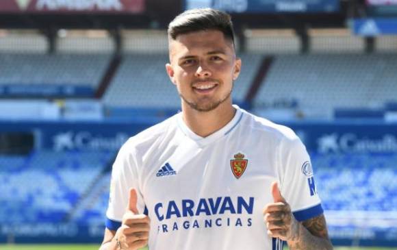 Juan José Narváez, jugador del Zaragoza de España. FOTO ZARAGOZA