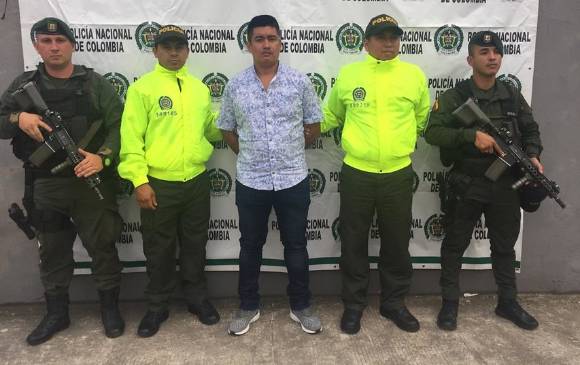 Policía capturó a alias “Chatarra”, cabecilla de los Caparros. FOTO COLPRENSA