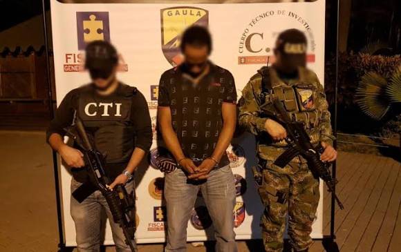 El presunto responsable del secuestro fue dejado a disposición de las autoridades. FOTO CORTESÍA