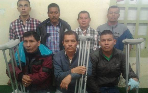 Los guerrilleros indultados forman parte de un contingente de 30 que serán excarcelados por el Gobierno. FOTO Colprensa / Cortesía Corporación Solidaridad Jurídica