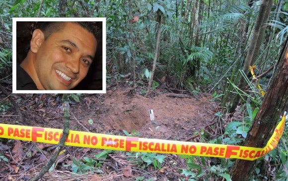 Los restos fueron encontrados en zona rural de Yolombó, Antioquia Foto Cortesía Fiscalía
